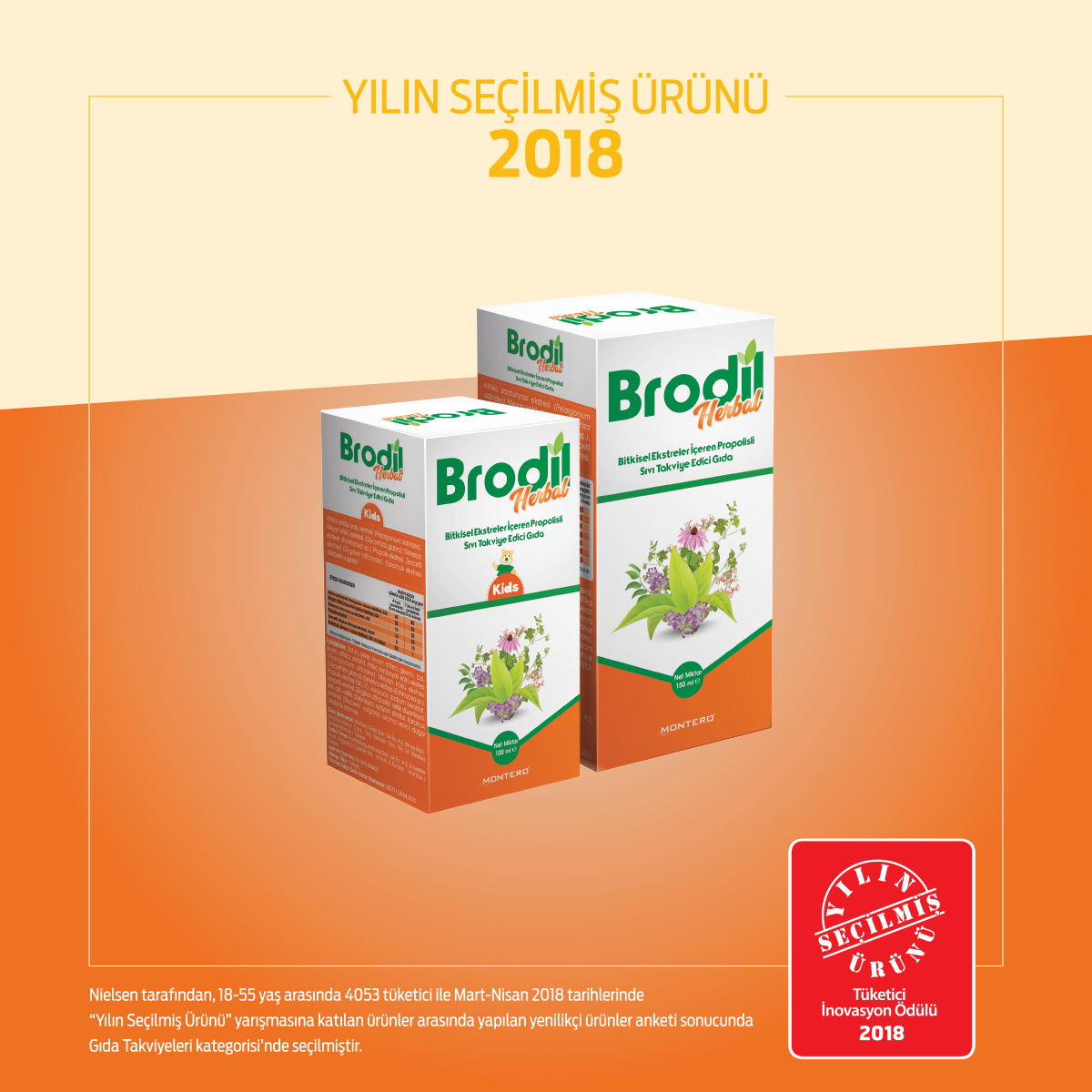 Brodil Herbal Bitkisel Ekstreler İçeren Propolisli Sıvı Takviye Edici Gıda
